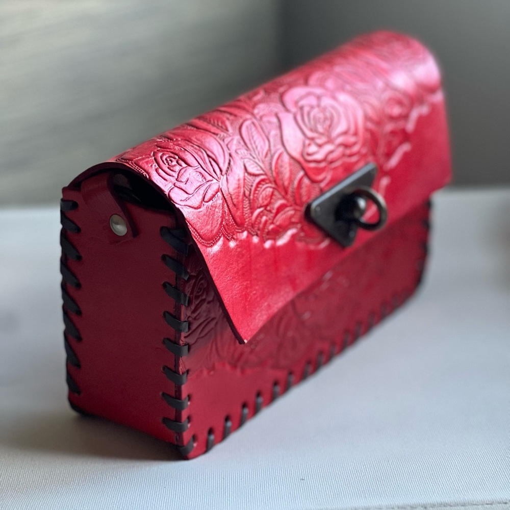 Mexican Leather Purse Hecho en Mexico